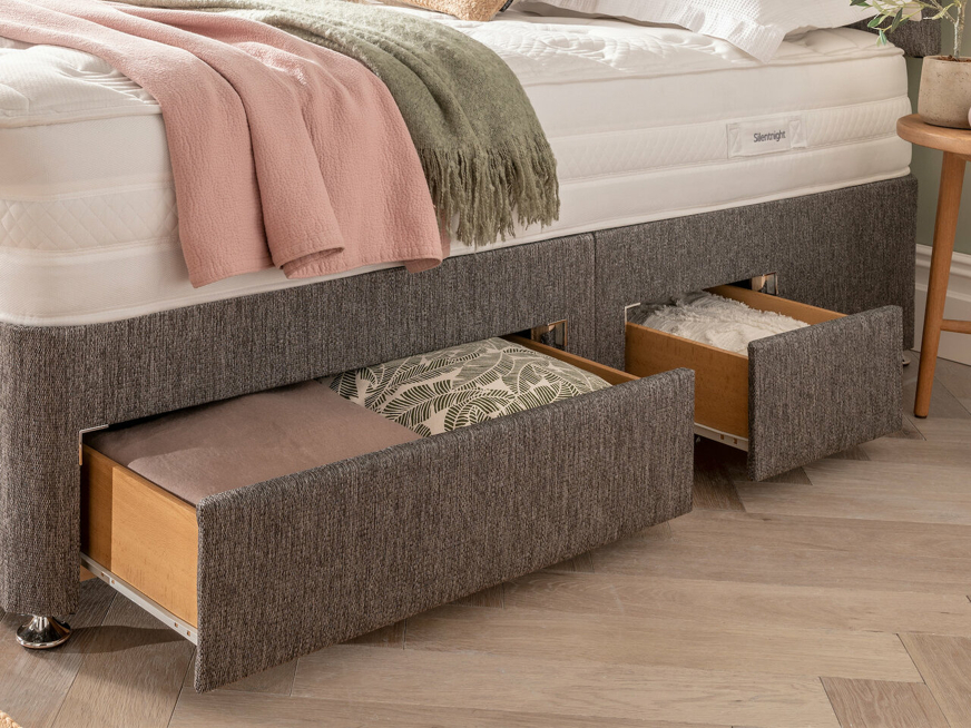 silentnight divan set drawers